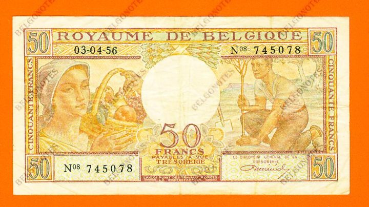 50 Francs Type Buisseret 03-04-1956* Lot 1902615078