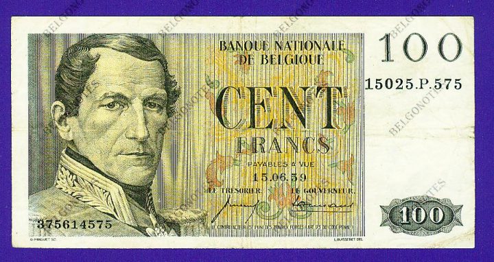 100 Francs Type Eeuwfeest*1959*Lot 1902614575