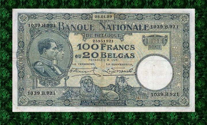 100 Francs Type Nat. reeks 1929*Lot 1902611921