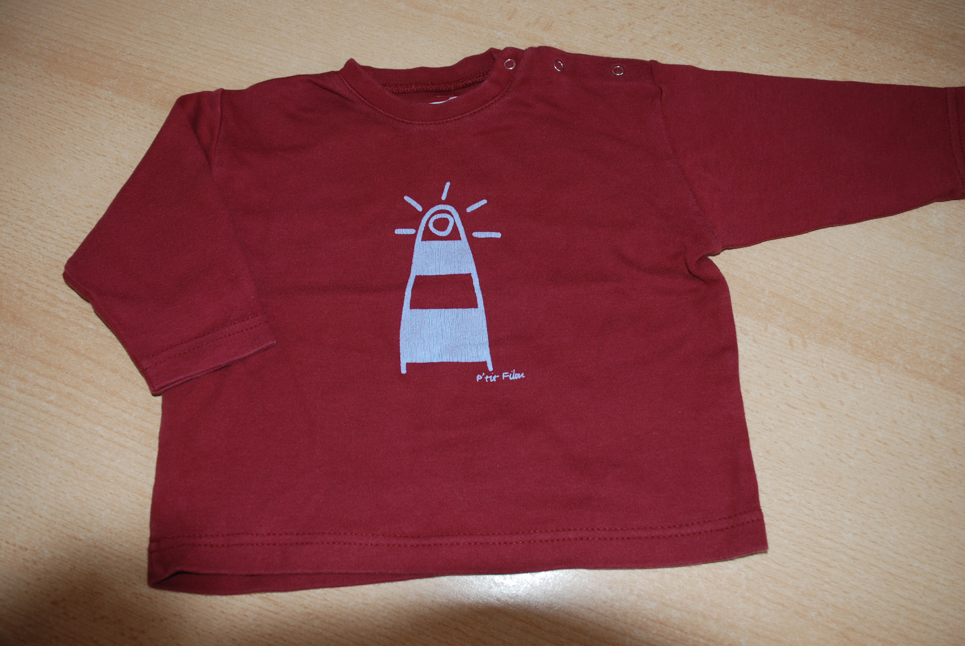 Longsleeve P'TIT FILOU (80 of 12 maanden)