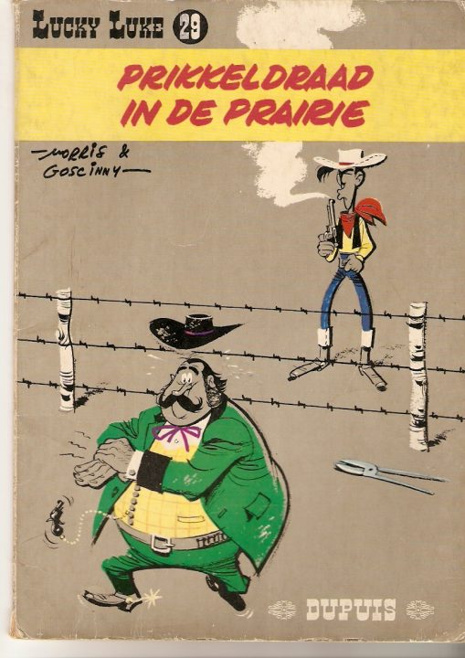 Lucky Luke - Prikkeldraad in de prairie