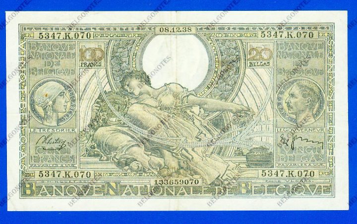 100 Francs Type Vloors 1938 * Lot 1902619070