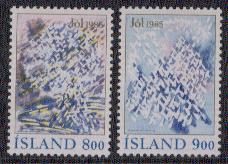 Ysland yvertnrs: 595/96 postfris