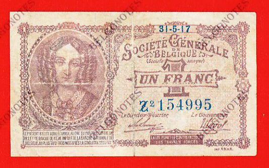 1 Franc Société Générale 1917 *Lot 1902614995