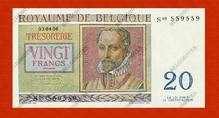 20 Francs Type Regnier **UNC**1956** Lot 1902619559