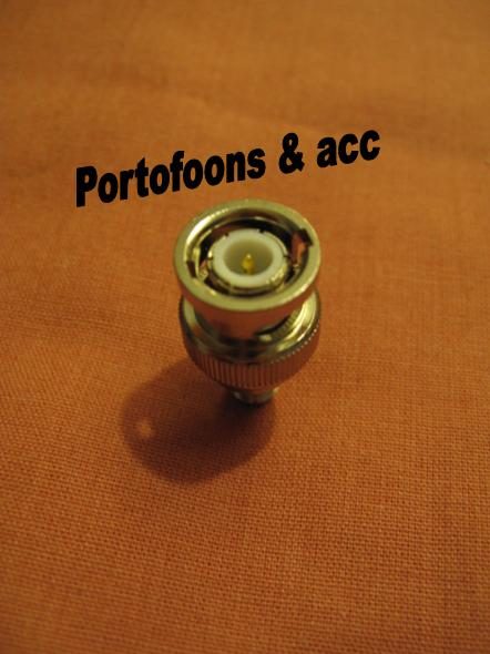 Male BNC Antennenadapter voor Kenwood portofoons. 