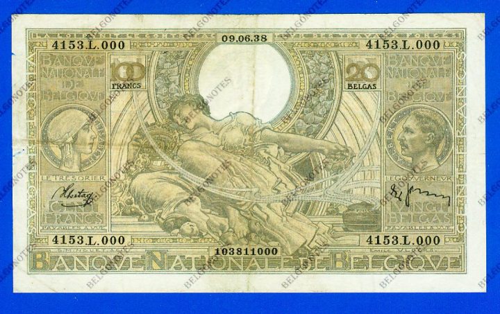 100 Francs Type Vloors 1938 * Lot 1902611000