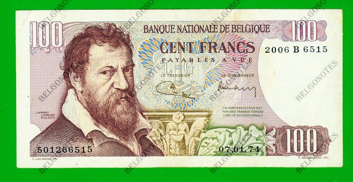 100 Francs Type Lombard 1974 * Lot 1902616515