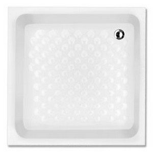 SAN-DT00040 SEVILLA 800X800 WIT/BLANC Met 5 Ingeb.Voeten