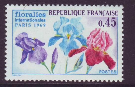 Frankrijk gestempeld82 bloemen 