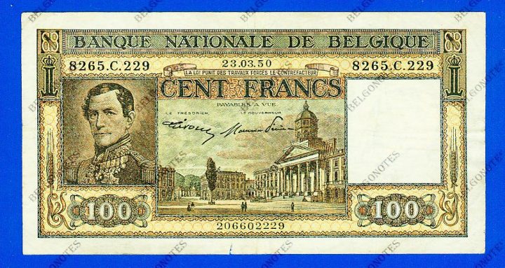 100 Francs Type Dynastie*1950*Lot 1902612229