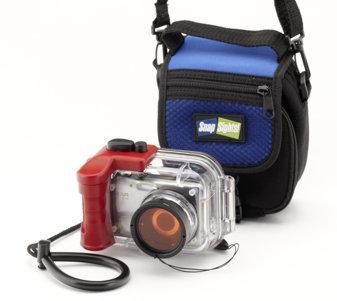 Onderwatercamera IC12 + roodfilter + neopreentas
