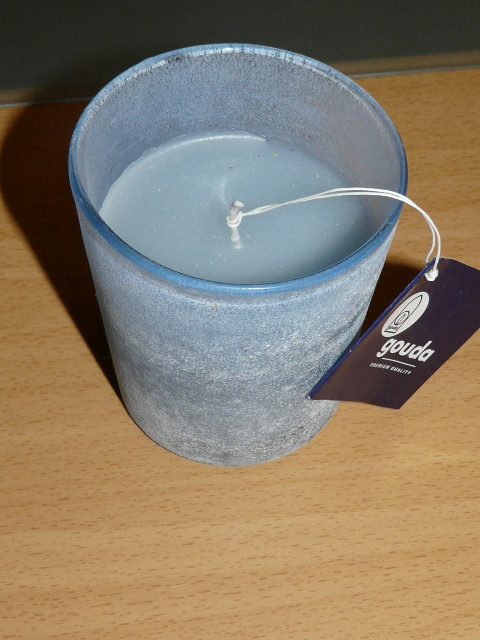 Glas met kaars 46