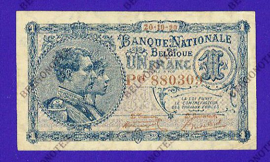 1 Franc Type Nat. reeks 1920*Lot 1902610309