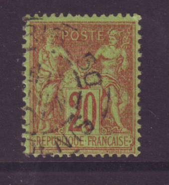 Frankrijk gestempeld nr. 96