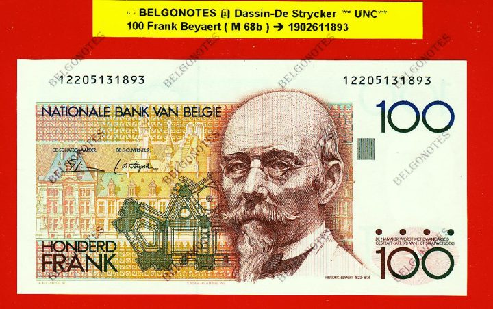 100 Frank Type Beyaert **UNC** Dassin-De Strycker * Lot 1902611893