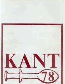 Kant 78, tijdschrift driemaandelijks, 4 nummers