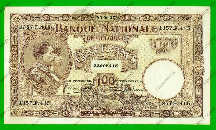 100 Francs Type Nationale reeks Mauve1925* Lot 1902615415