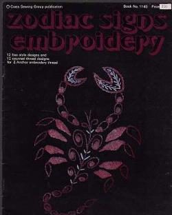Zodiac signs embroidery (horoscopen)