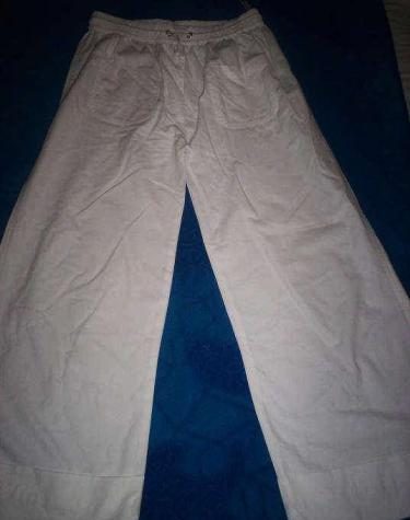 Pantalon in lichte stof maat 140