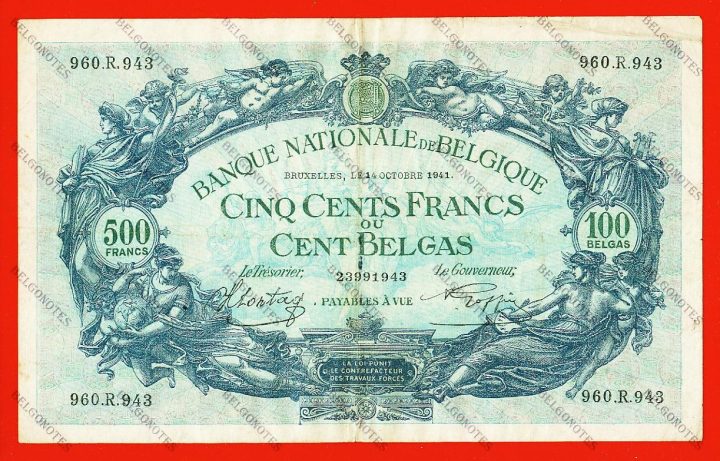 500 Francs Type '1887' 1941 * Lot 1902611943