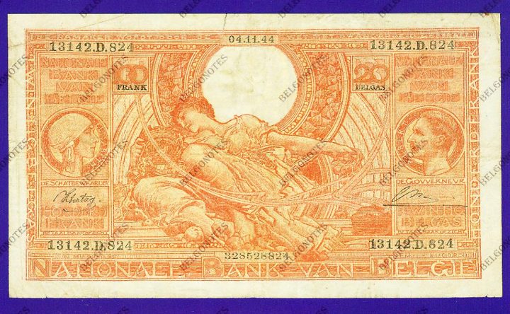 100 Francs Type Vloors oranje**NL-FR**Lot 1902618824