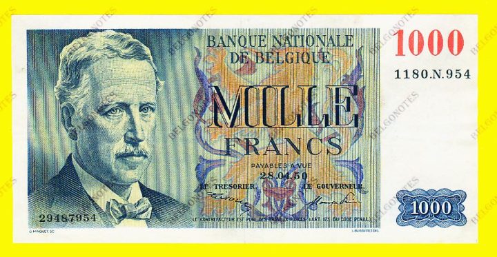 1000 Francs Type  Eeuwfeest 1950 * Lot 1902617954