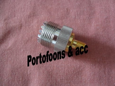 PL259 Antennenadapter voor Kenwood portofoons. 