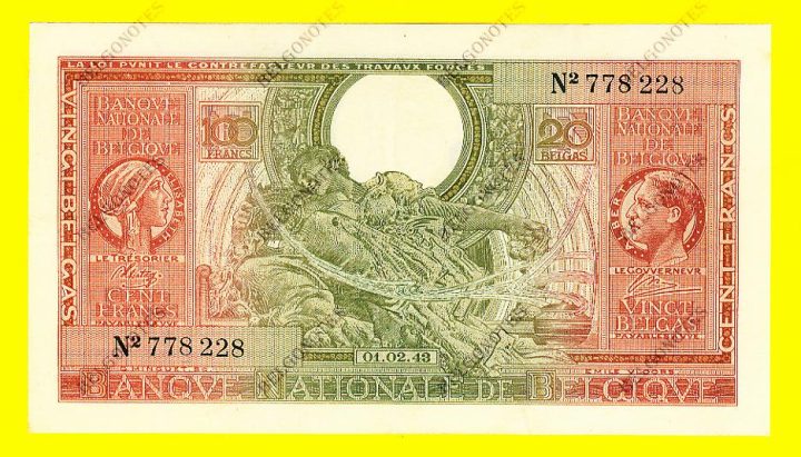 100 Francs Type Londen*01-02-1943*Lot 1902618228
