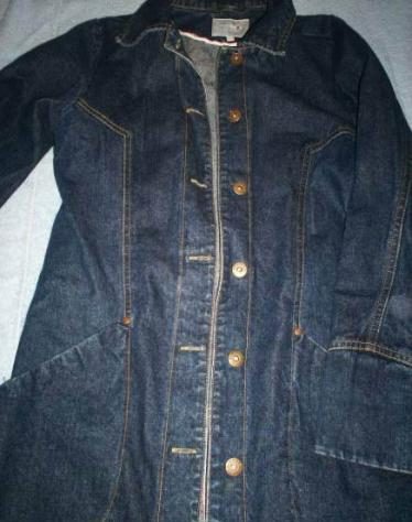 Lange jeansvest van Dubster maat 152