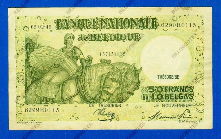 50 Francs Type Anto carte 05-02-1945*.Lot 1902610115