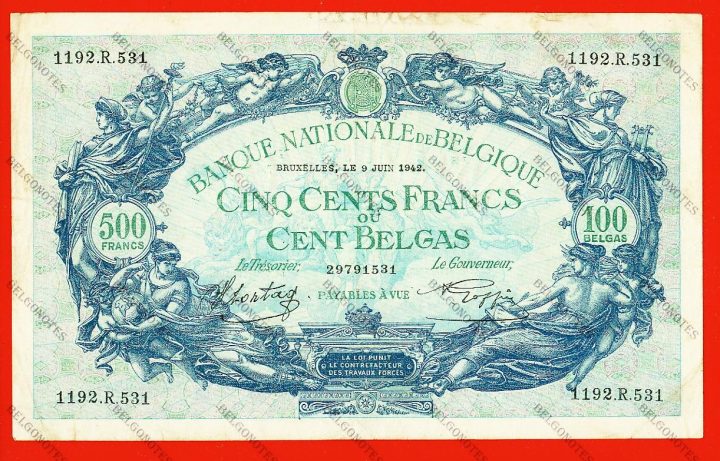 500 Francs Type '1887' 1942 * Lot 1902611531