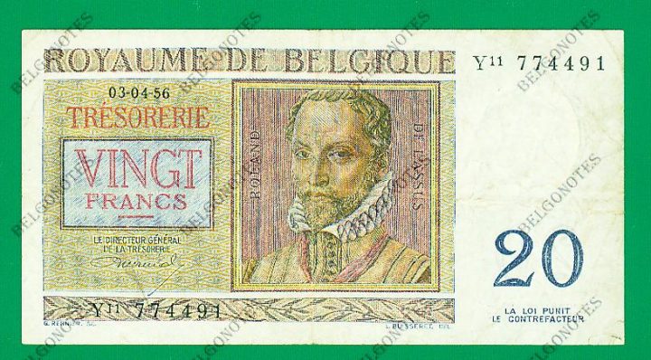 20 Francs type Regnier*03-04-1956*Lot 1902614491