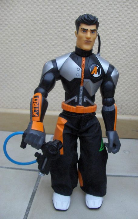 Actionman met spuitpistool