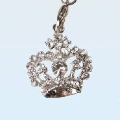 GSM Hangertje Mobile Charm Bling Bling Kroontje Diamant