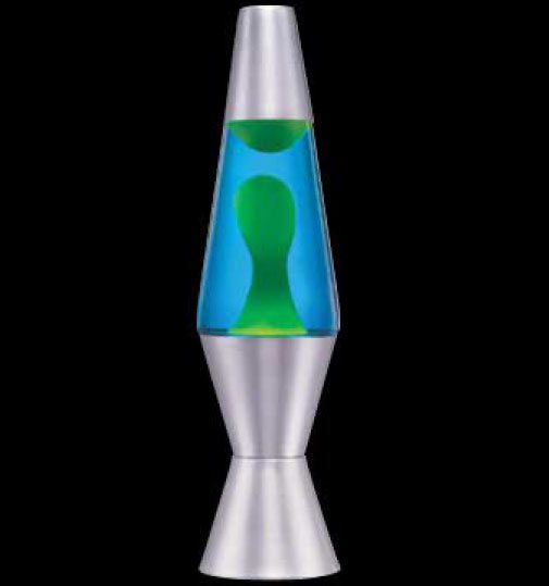Groene lava lamp