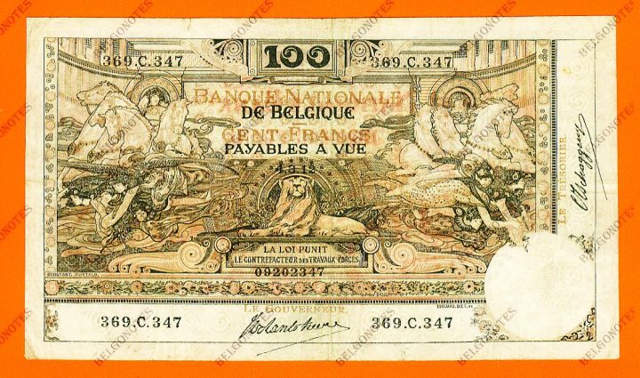 100 Francs Type Montald*04-03-1912**ARABESK**Lot 1902612347