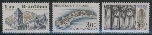 Frankrijk nrs:2253/55 postfris