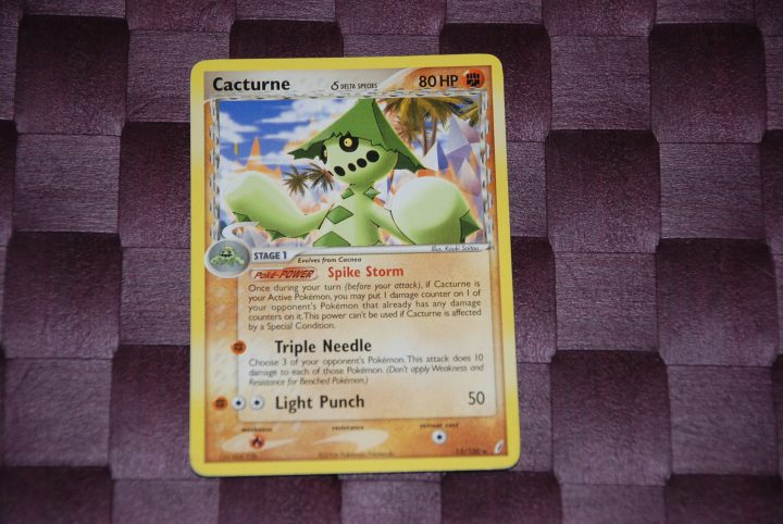 pokemon kaart cacturne