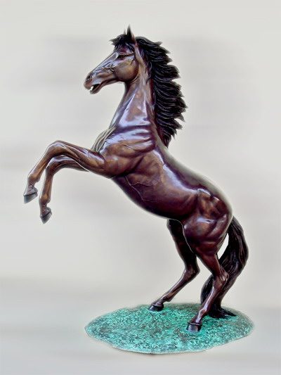 bronzen paarden