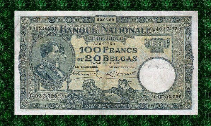 100 Francs Type Nat. reeks 1929*Lot 1902610750