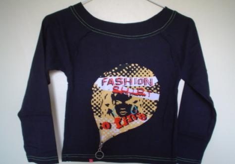 Zeer mooi t'shirtje longsleeve "Vitamine" nr 9 Stuntprijs!!!