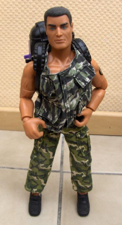 Actionman met rugzak