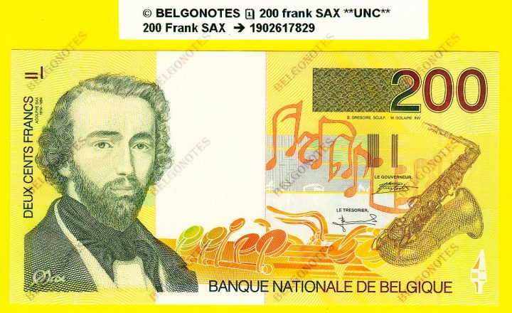 200 Francs Type Sax **UNC** Lot 19026167829