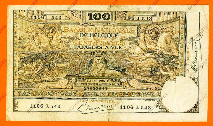 100 Francs Type Montald*10-07-1920*Lot 1902613543