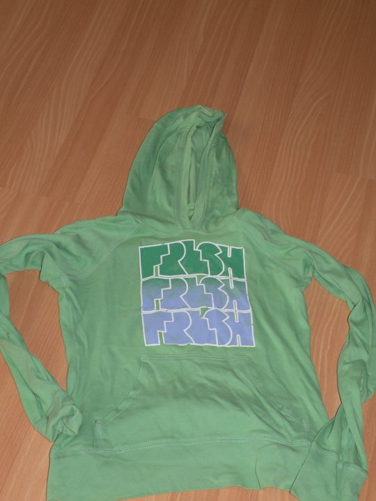 Grasgroene sweatshirt met kap van ONLY Medium  