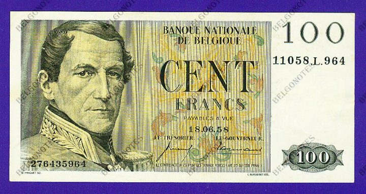 100 Francs Type Eeuwfeest*1958*Lot 1902615964