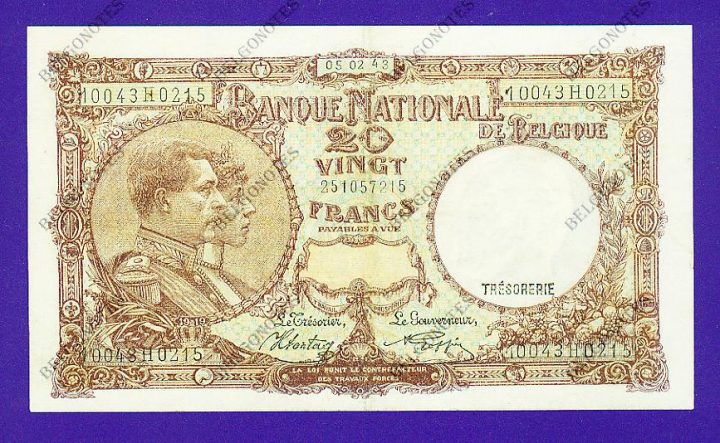 20 Francs Type '1919' *1943*Lot 1902610215