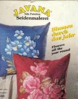 Patroonbladen voor op zijde te schilderen, bloemen