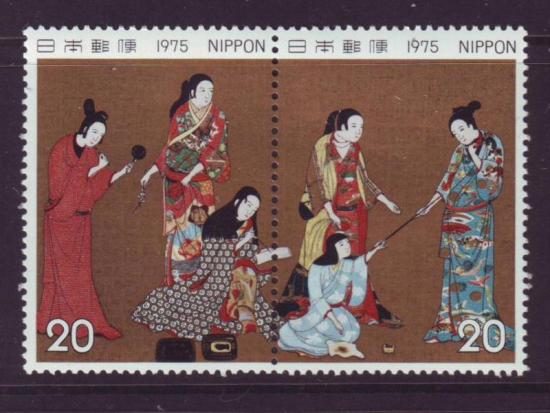Japan postfris Michelnr. 1250/51 